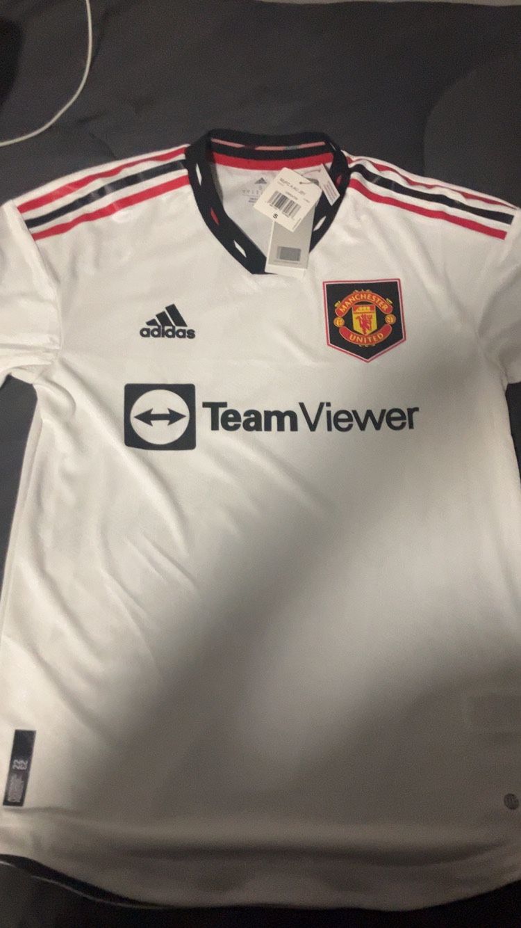 Adidas Manchester United 22/23 Away Authentic Jersey White -