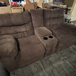 Double Recliner Sofa