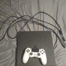 Ps4 with controller and cables