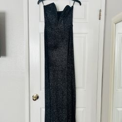 Black Glittery / Sparkly Gown - Size Small