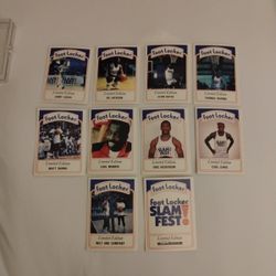 1991 Footlocker Slam Fest Set 1-10 NM-MT Condition Set 