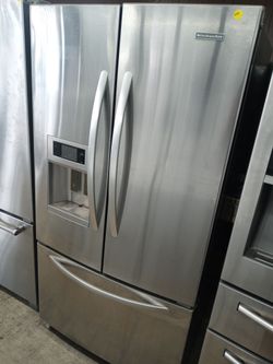 KitchenAid stainless steel french door refrigerator - Free delivery