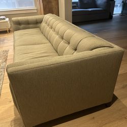 Modern Tufted Sofa – Excellent Condition (81”)