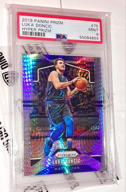  Luka Doncic 2019-20 Panini Prizm Hyper Basketball #75 Dallas Maverick PSA 9 🔥