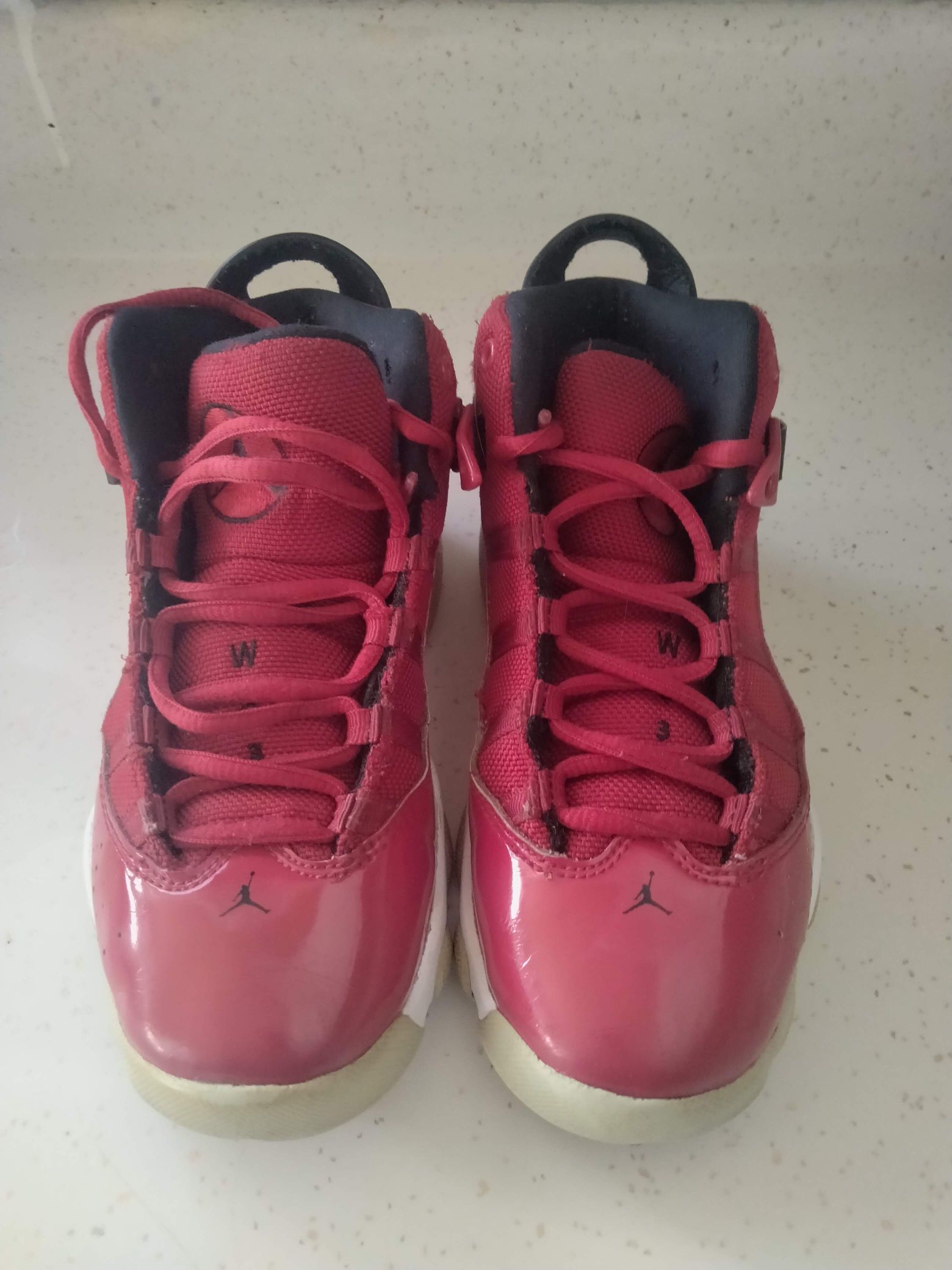 Nike Air Jordan 6 Rings Basketball Red / Black Size 1