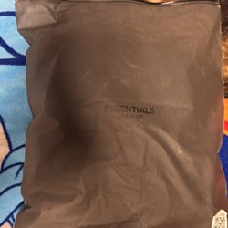 Black Essentials Hoodie Size Medium