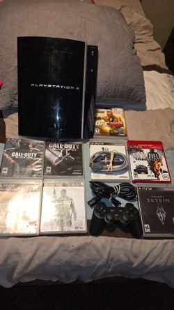 Original PS3 Fat 80GB Call of Duty Bundle with 8 Games