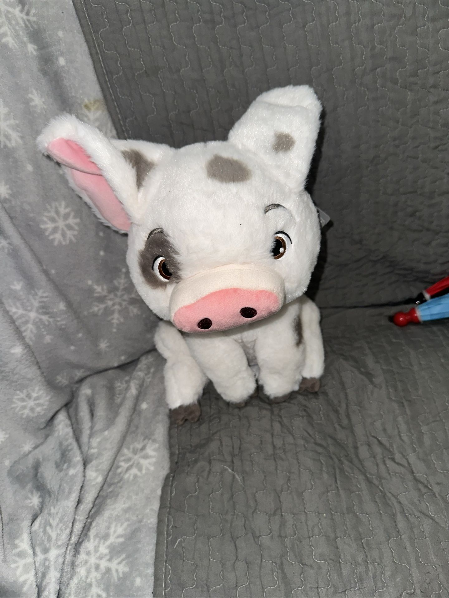 Disney Store Moana Pua Plush Stuffed Animal Pig 13" Doll Exclusive Toy Medium Sz