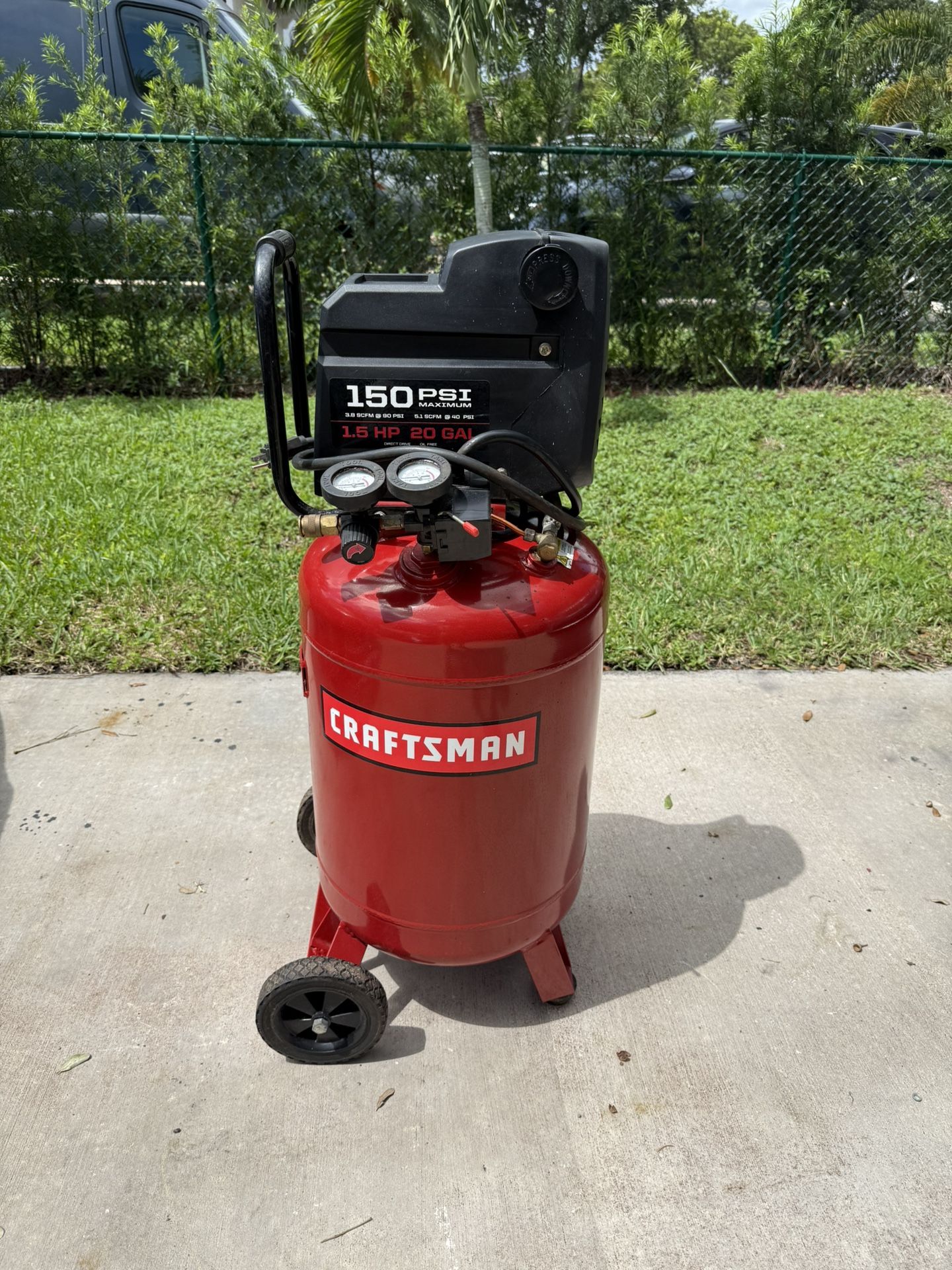 Crafstman 150psi 20gl air compressor