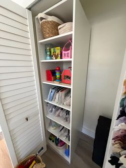 IKEA Pax wardrobe comes with shelves