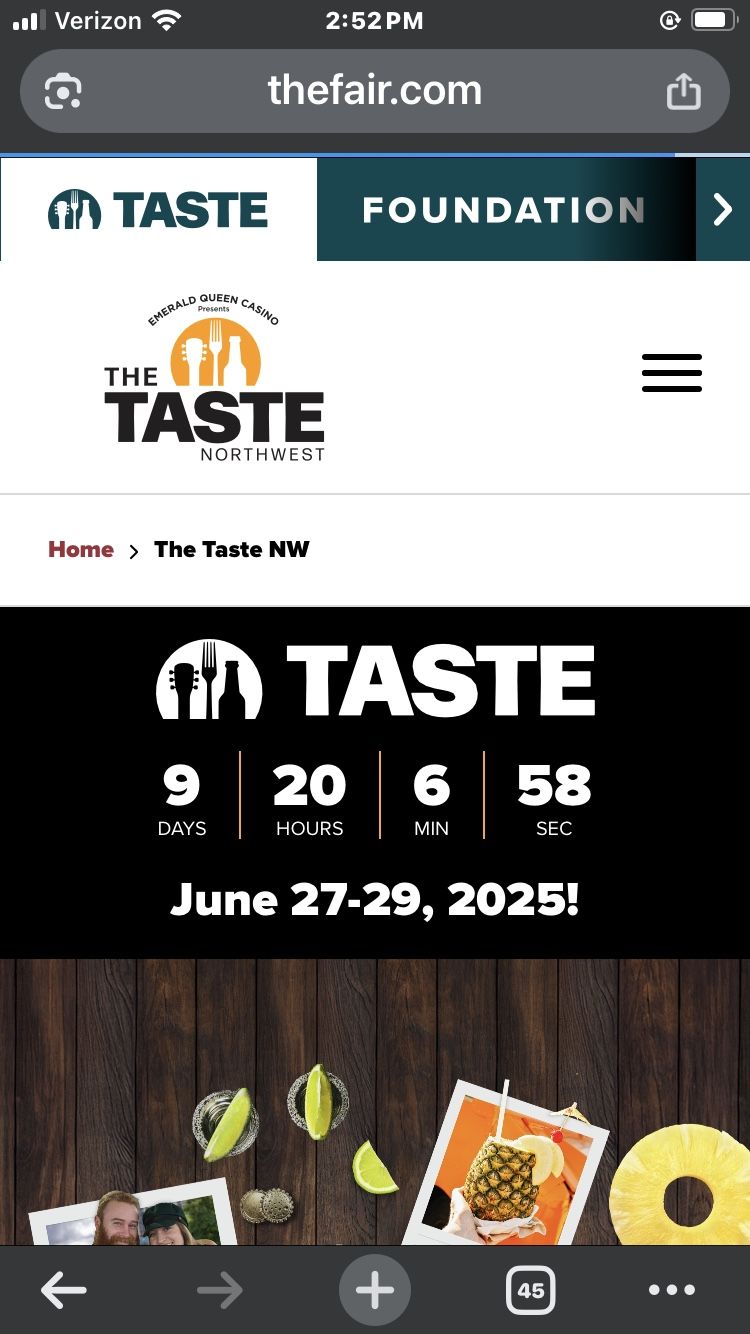 Food Festival Puyallup Fair June 27th, 28th, 29th. Fun Pack Of Tickets And Food
