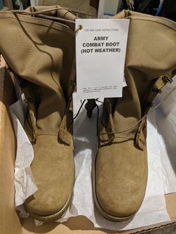 Military boots