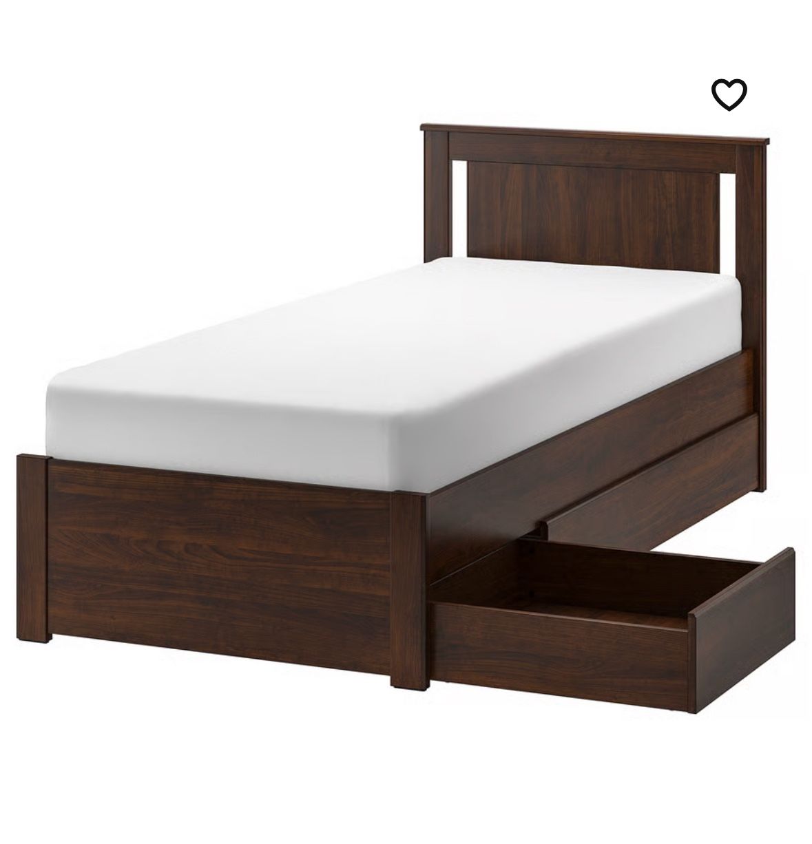 Twin Bed Frame With Drawers