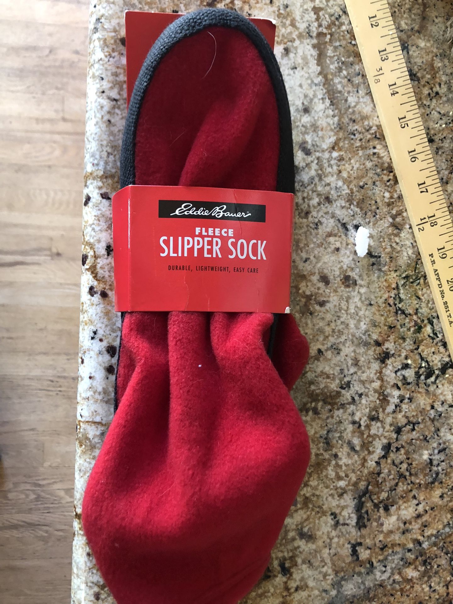 Eddie Bauer Mens Boot Fleece Slipper Sock