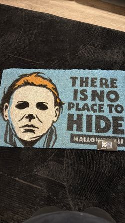 Halloween Michael Myers door mat