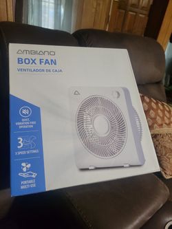 Box fan new