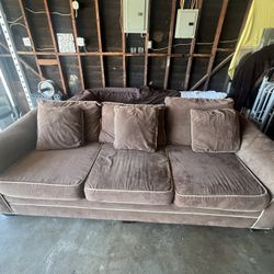 Couch/Sofa - Chocolate Brown 