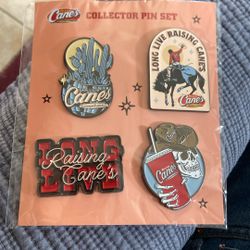 Raising Canes Collector Pin Set 