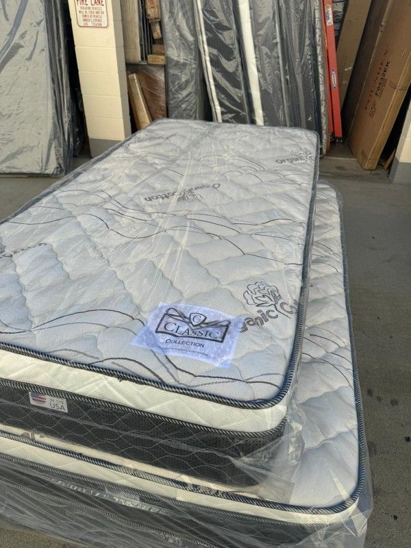 Twin Size Mattress Pillow Top