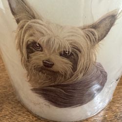 Yorkie - Big Candle W/ Small Candle Inside 