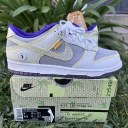 Nike Dunk Low Union Court Purple Size 8 New