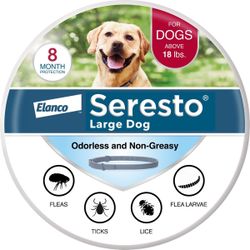🐶 NEW!! Seresto® Genuine Flea & Tick Large Dog Collar | For Dogs Over 18 Pounds | Value $60