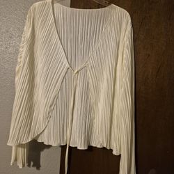 OF WHITE  BOLERO SIZE  M  NEW 