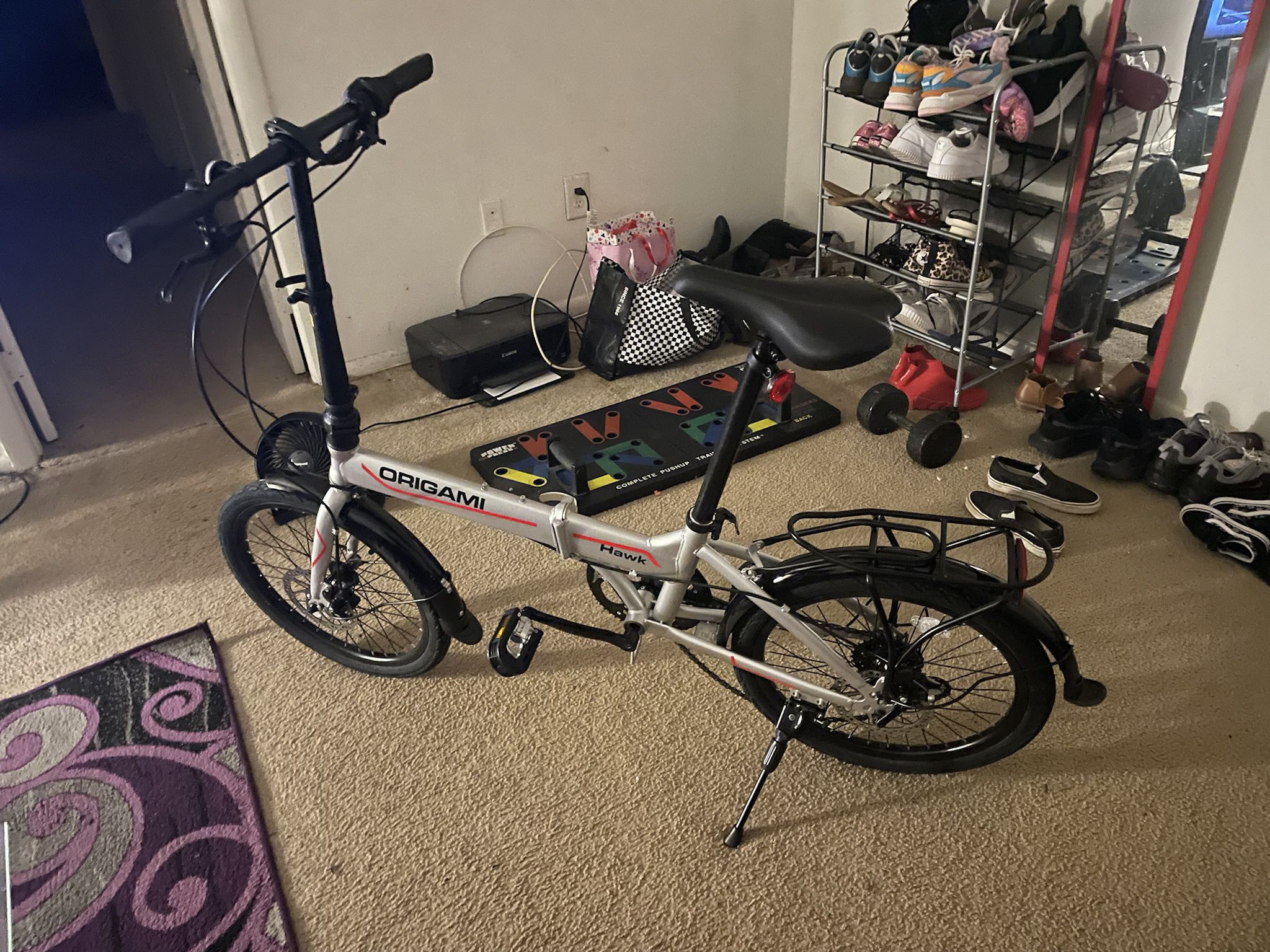 Folding Bike Brand New Only Used 1 Time 
