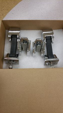 2007-17 Jeep Wrangler JK Unlimited Hood Locking Catch Buckle Kit Chrome