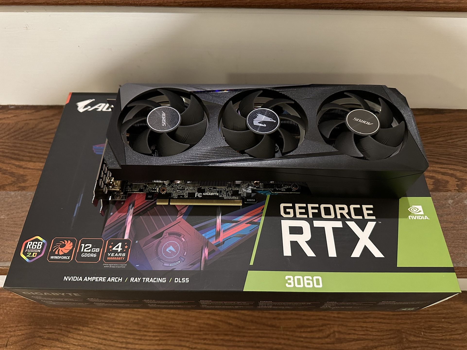 GIGABYTE AORUS GeForce RTX 3060 ELITE 12GB GDDR6 Graphics Card