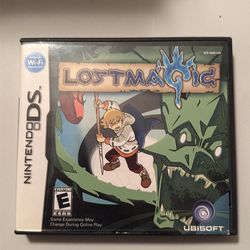 Lost Magic Nintendo DS Box & Manual (NO GAME)