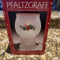 Pfaltzgraff Candle Holder Christmas Theme 