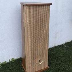 Vintage Mid Century Cool Speaker Box 