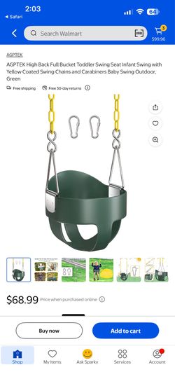 Toddler/baby swing