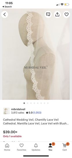 NWT Wedding Veil