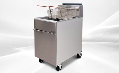 NSF 70 LBS Food Truck Propane Deep fryer 1 PSI HFRF-150B-LPG