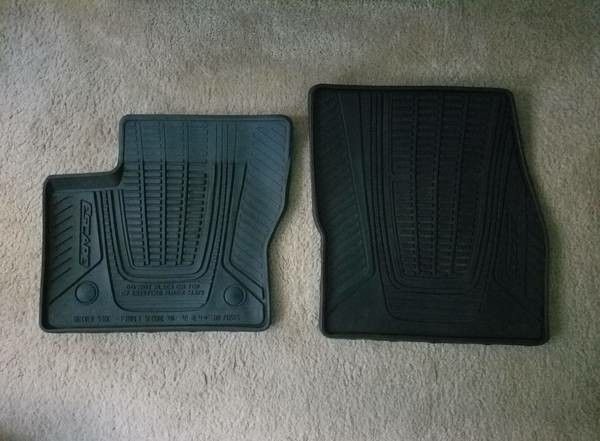 2013 2017 Ford Escape OEM black rubber all weather Floor Mat for