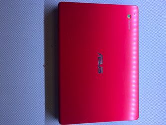 ASUS Chromebook Laptop Red