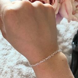Heart Bracelet Silver .925