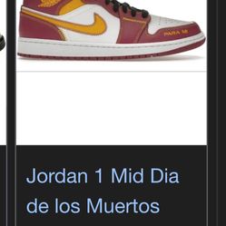 Jordan 1 “Día De Los Muertos ”