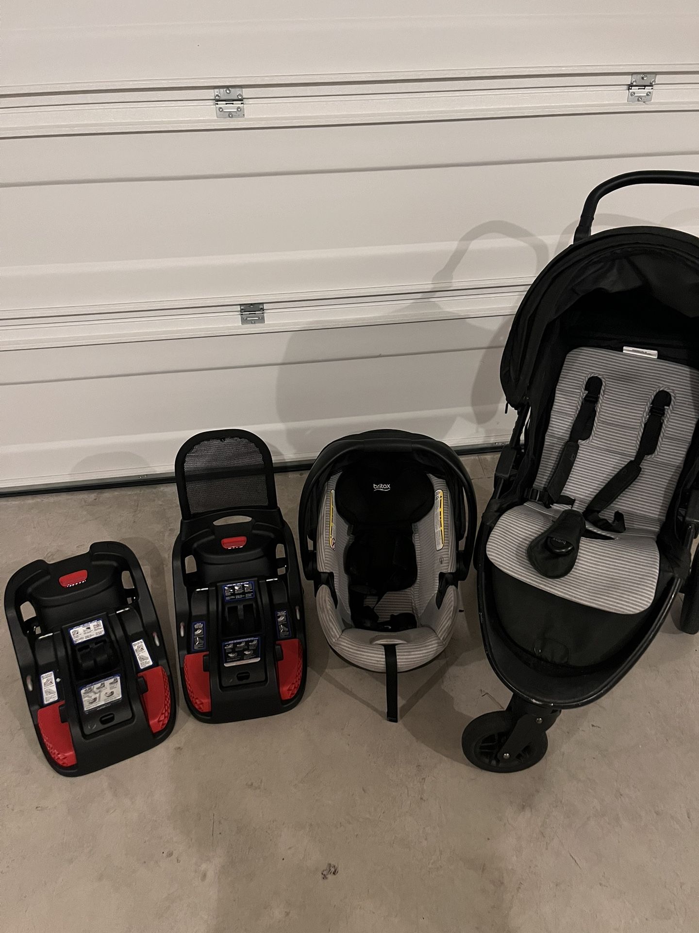 Britax B-Free Premium & B-Safe Gen2 FlexFit+ Travel System Clean Comfort