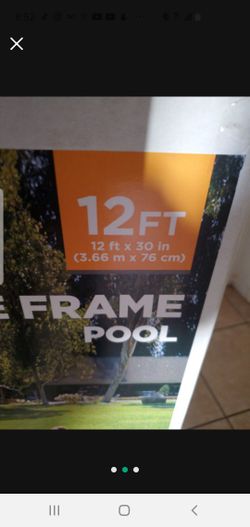 Brand new 12 Foot Metal Frame