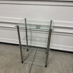 Glass End Table
