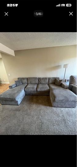 Gray Sectional Couch