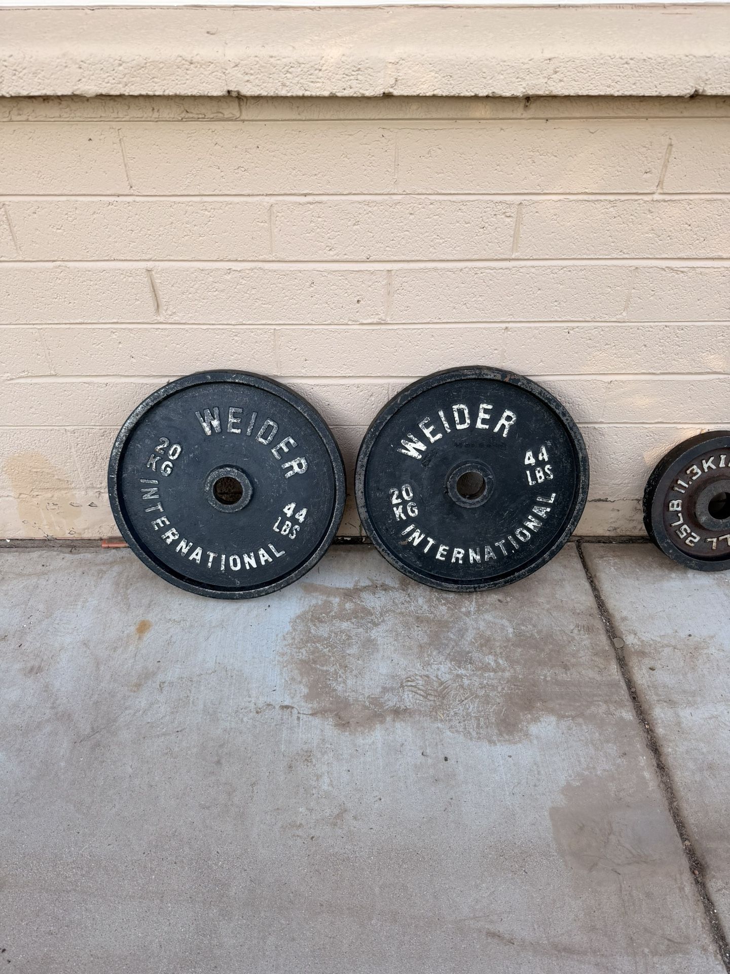 44lb Weider Weight Plates