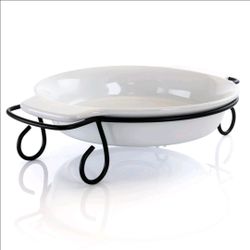 Gibson Elite Gracious Dining 2 Piece Stoneware Bakeware with Metal Rack