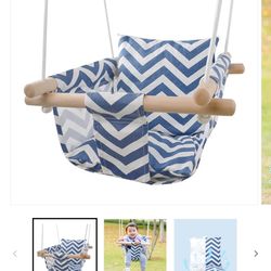 Montessori Style Nordic Canvas, Baby Swing