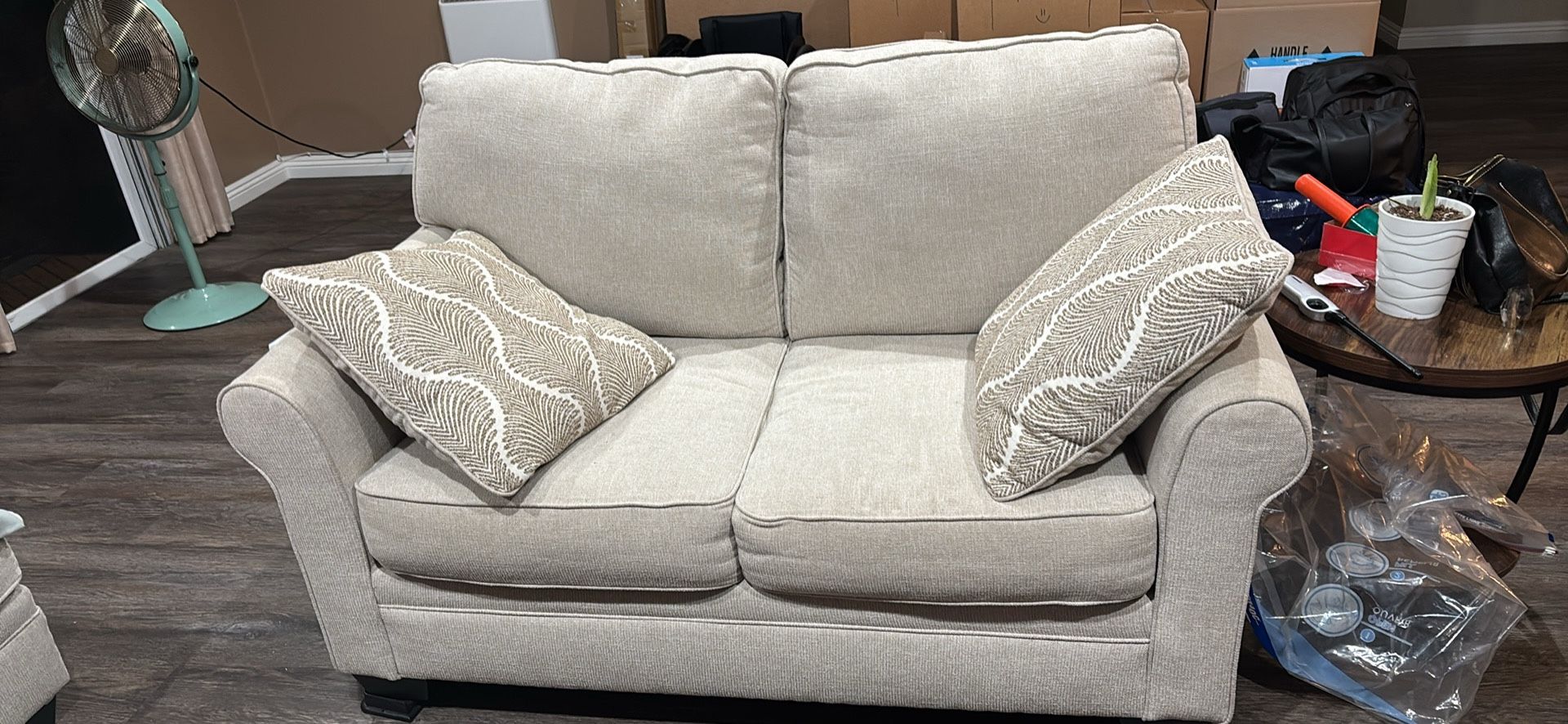 Love Seat And Chair