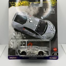 NEW Hot Wheels Car Culture Slide Street 2 LB-WORKS LAMBORGHINI HURACAN HKC84