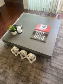 43” Concrete Coffee Table